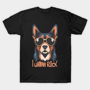 Rock n Roll Dog T-Shirt